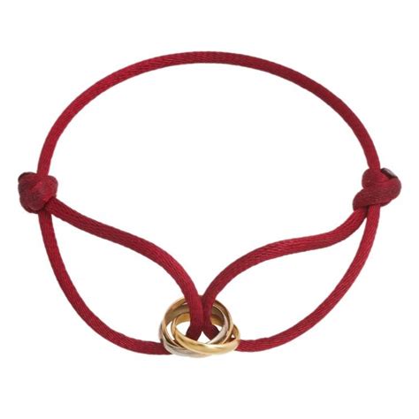 bracelet cartier homme trinity|trinity bracelet by cartier red.